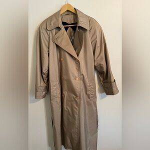 Brem Rainwear Women’s Double-Breasted Belted Trench Coat Size 18